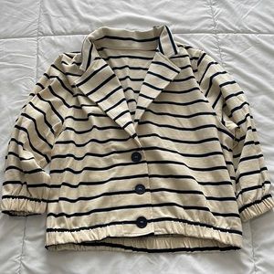 American Apparel Stripped Jacket